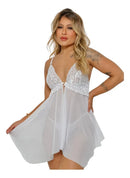 Baby Doll Sensual com Tule