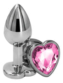 Plug Anal Coração com Pedra